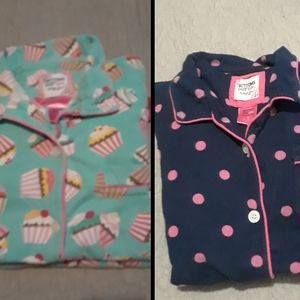 2 pairs of flannel pajamas. Used, soft, and comfy.